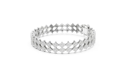 Round Bracelet Lab Grown Diamond Bracelet