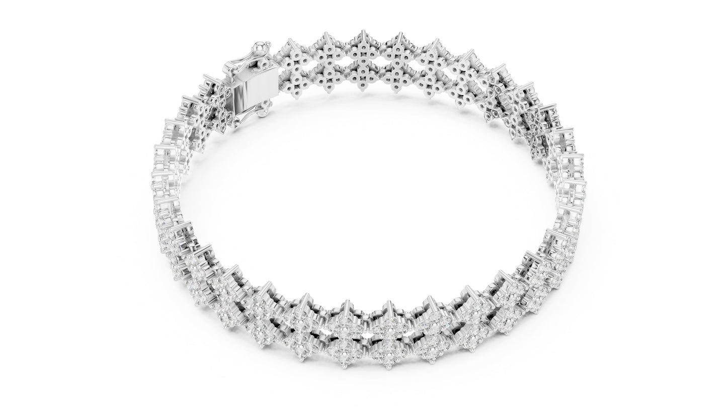 Round Bracelet Lab Grown Diamond Bracelet