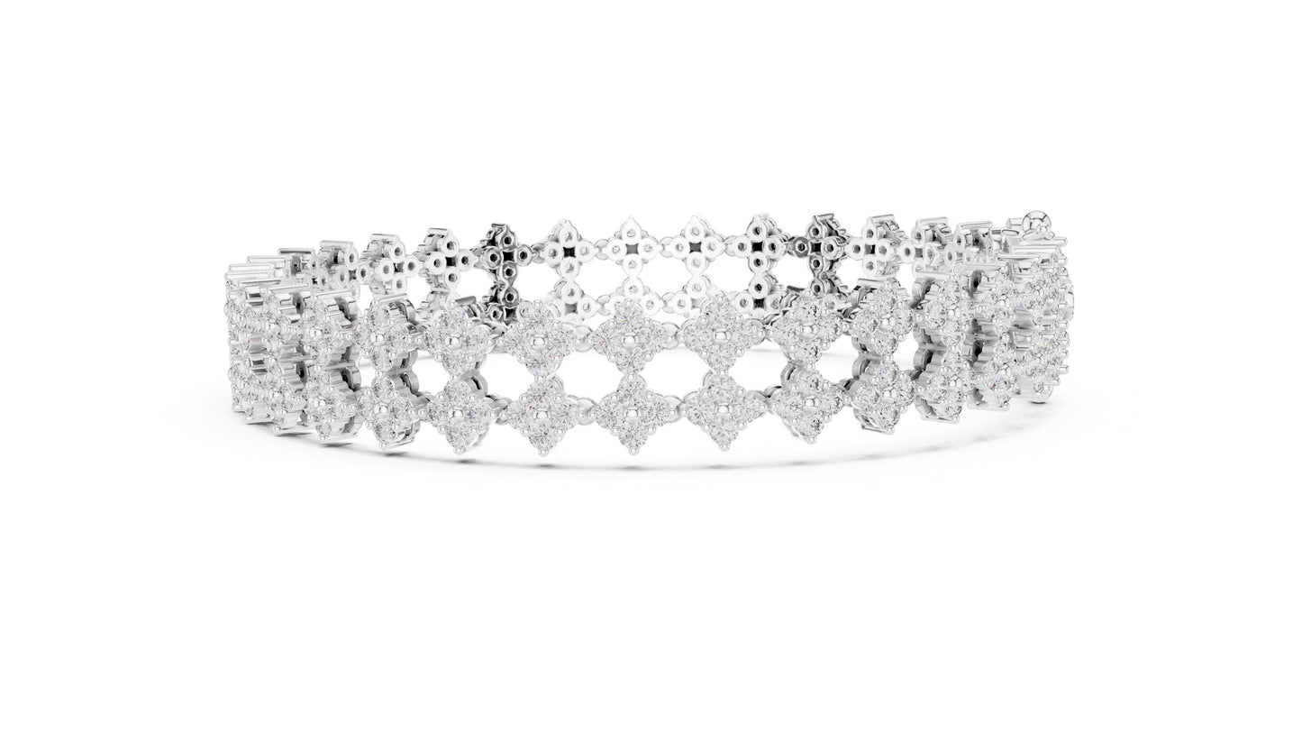 Round Bracelet Lab Grown Diamond Bracelet