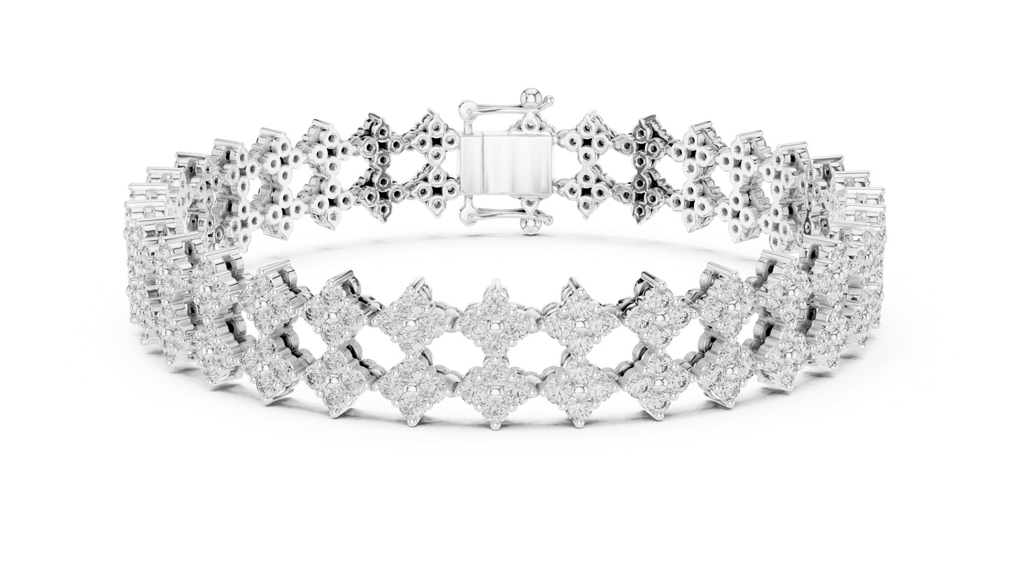 Round Bracelet Lab Grown Diamond Bracelet