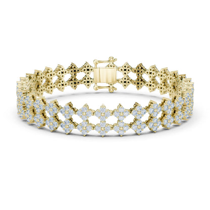Round Bracelet Lab Grown Diamond Bracelet