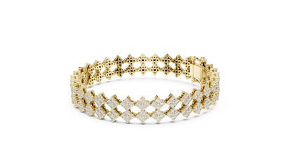 Round Bracelet Lab Grown Diamond Bracelet