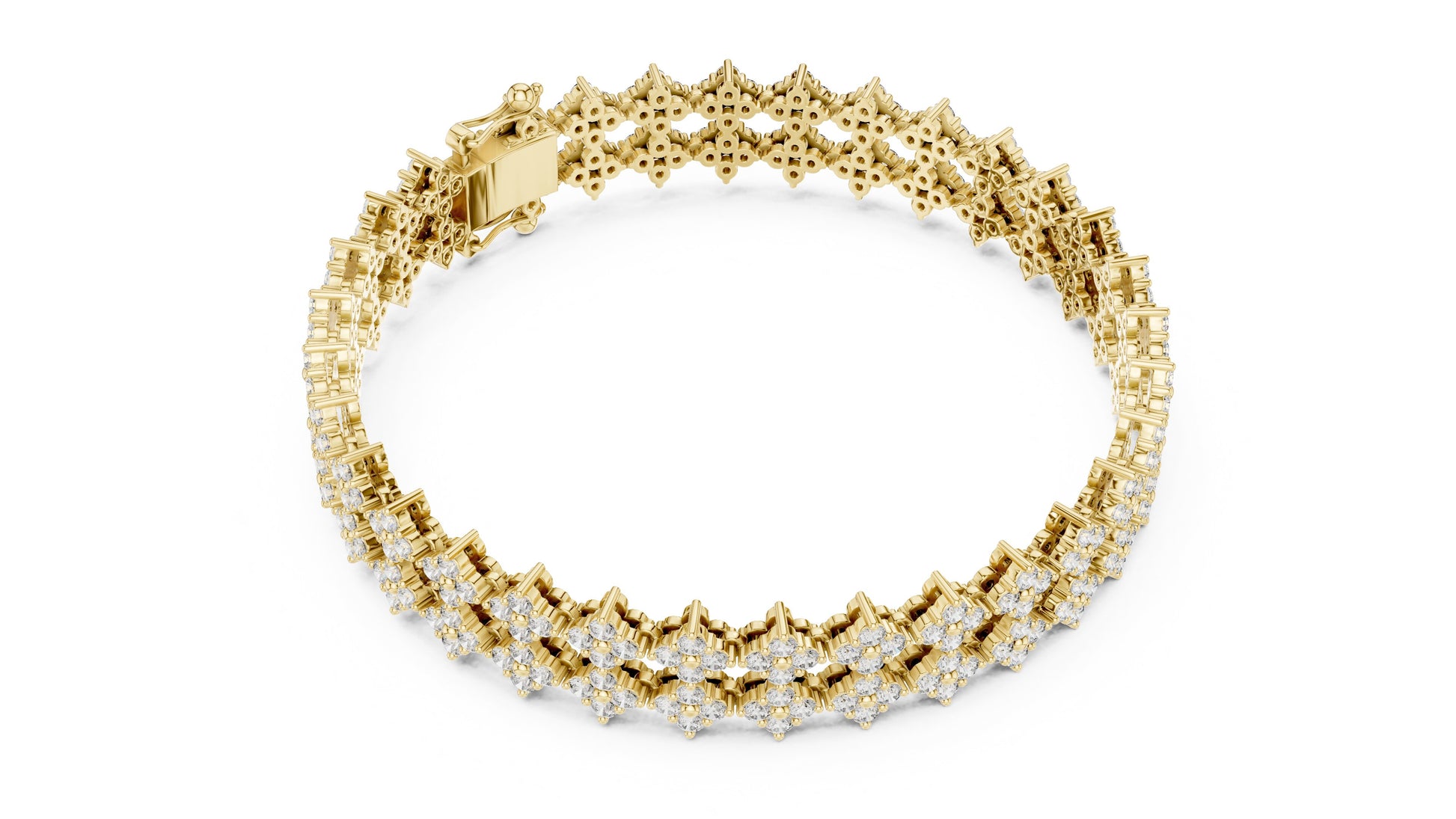 Round Bracelet Lab Grown Diamond Bracelet