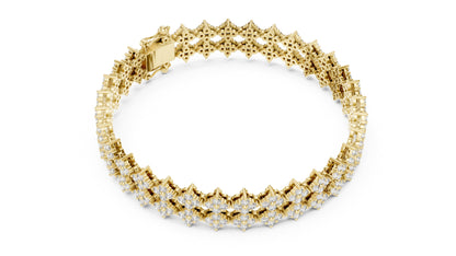 Round Bracelet Lab Grown Diamond Bracelet