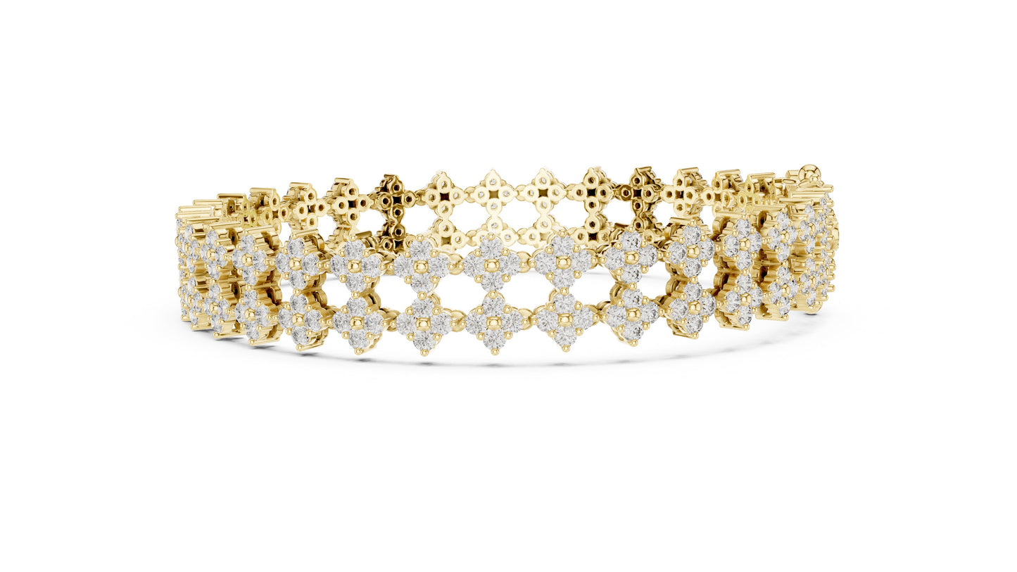 Round Bracelet Lab Grown Diamond Bracelet