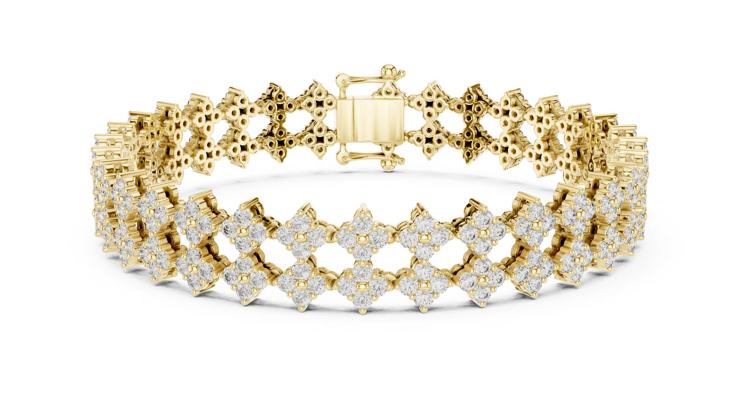 Round Bracelet Lab Grown Diamond Bracelet