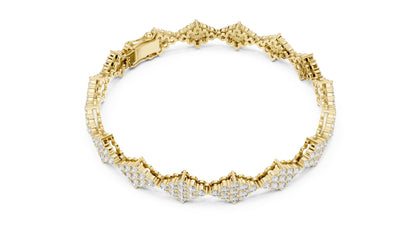 Round Cluster Lab Grown Diamond Bracelet