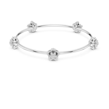Pear Bangle Lab Grown Diamond Bracelet