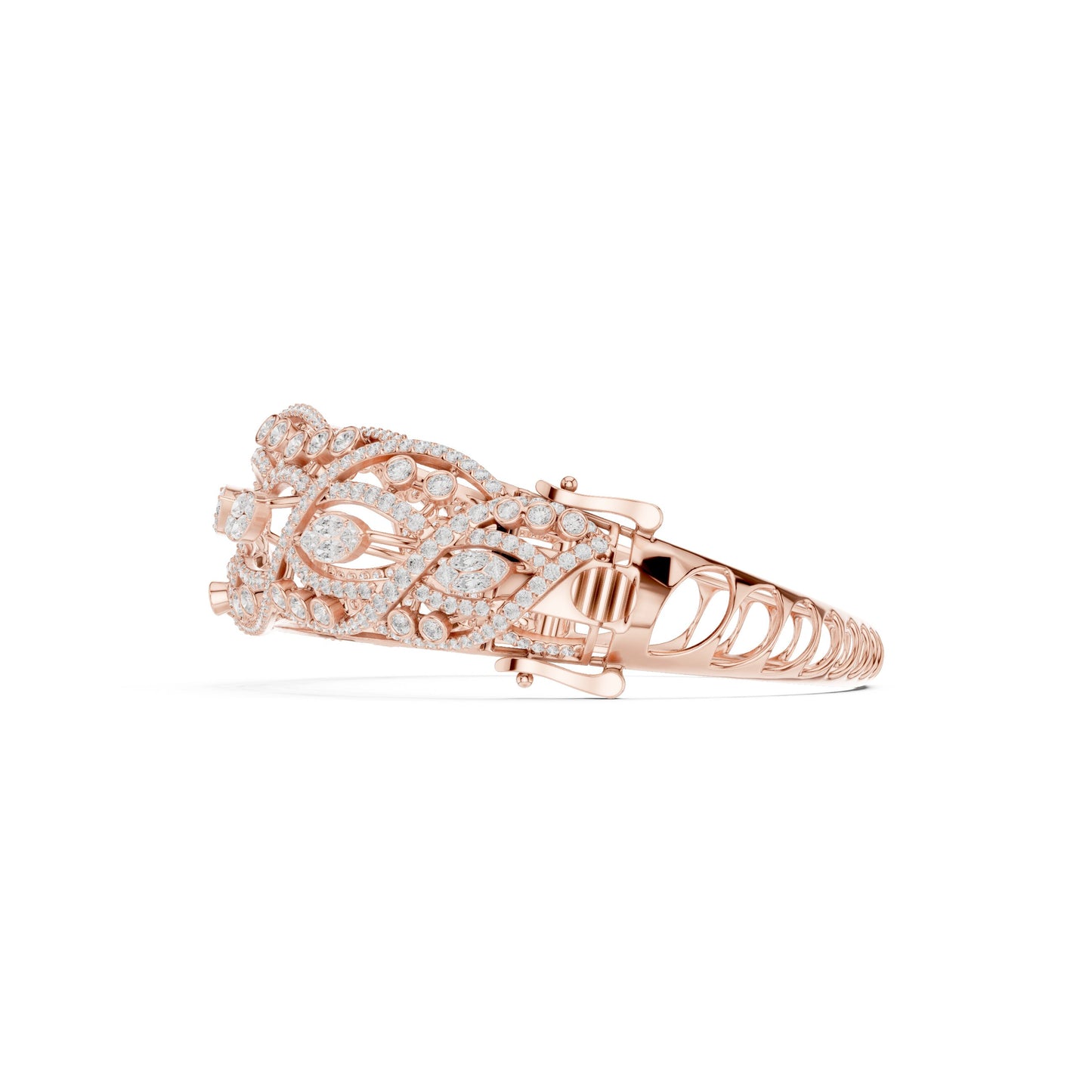 Round Bangle Lab Grown Diamond Bracelet