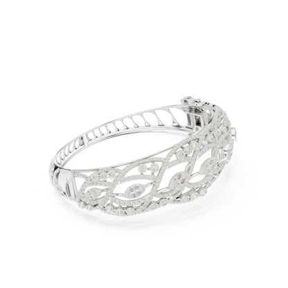 Round Bangle Lab Grown Diamond Bracelet