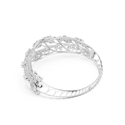Round Bangle Lab Grown Diamond Bracelet