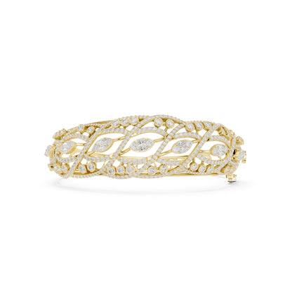 Round Bangle Lab Grown Diamond Bracelet