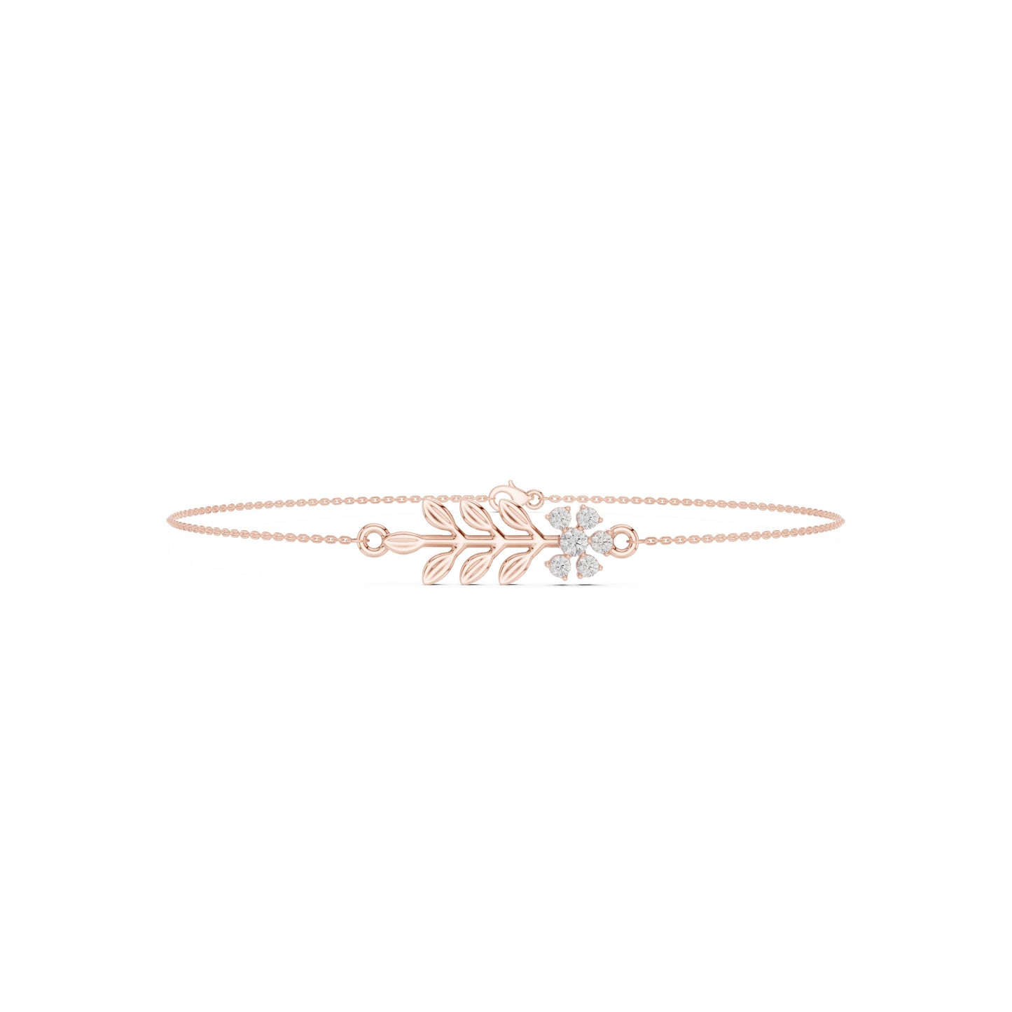 Round Chain Lab Grown Diamond Bracelet