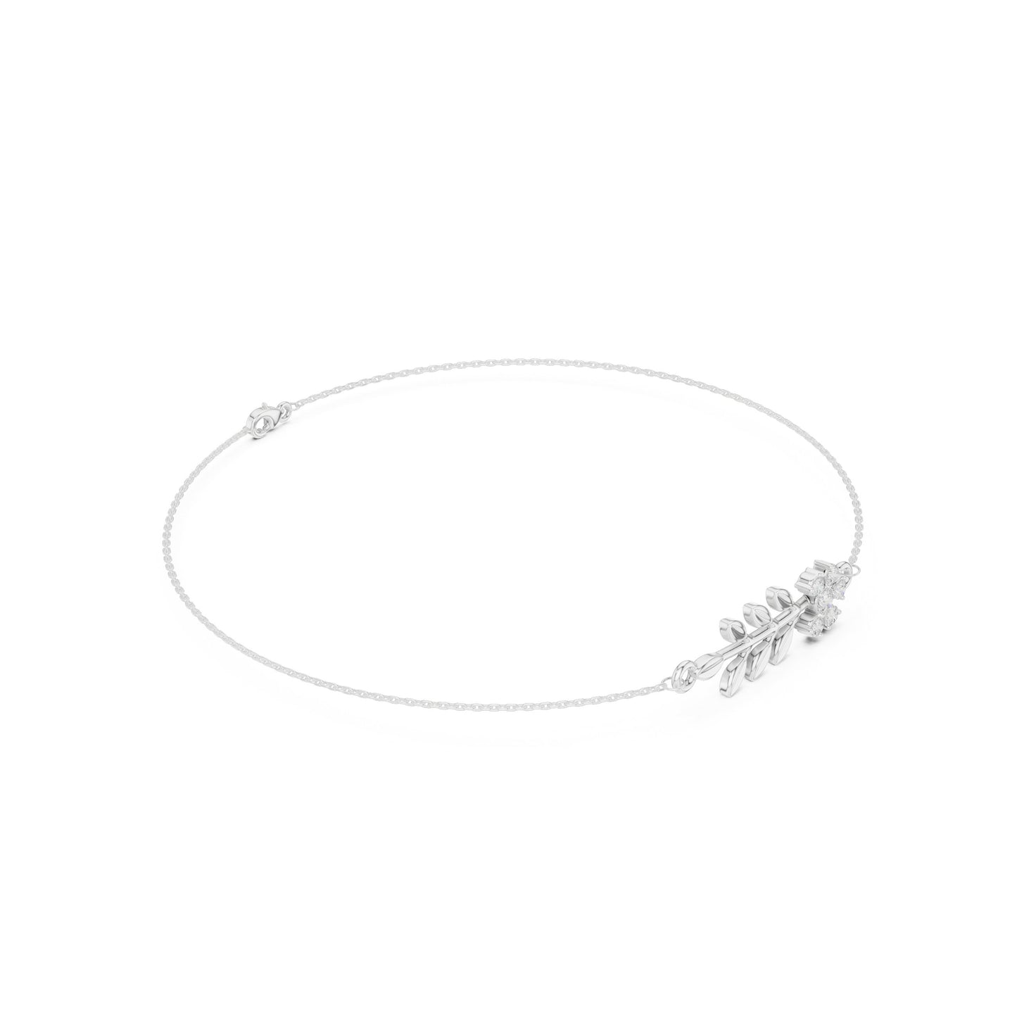 Round Chain Lab Grown Diamond Bracelet