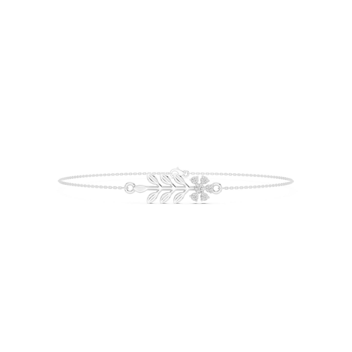 Round Chain Lab Grown Diamond Bracelet