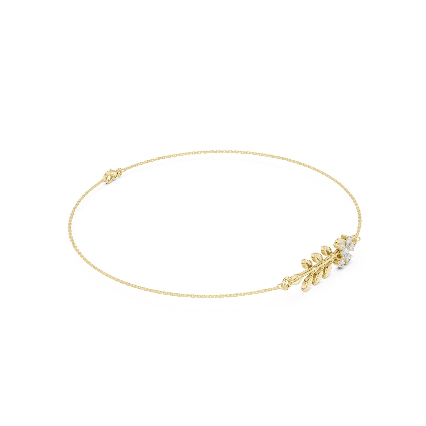 Round Chain Lab Grown Diamond Bracelet