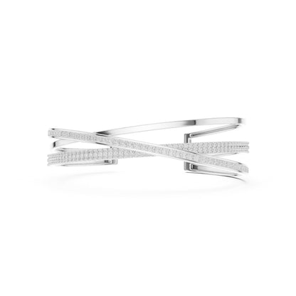 Round Bangle Lab Grown Diamond Bracelet