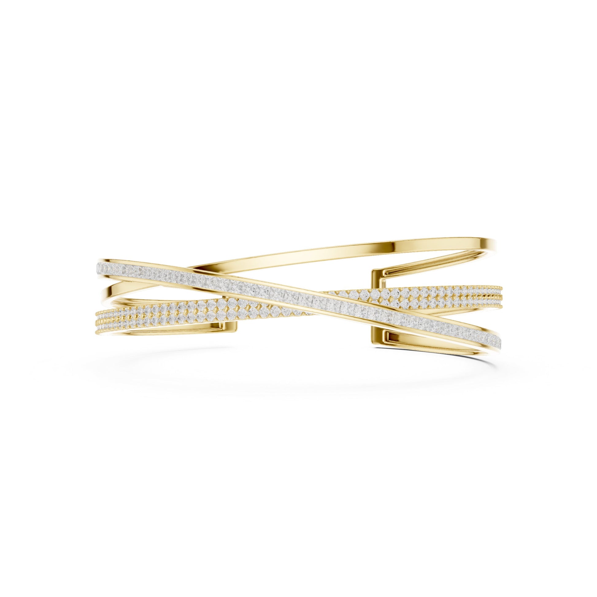 Round Bangle Lab Grown Diamond Bracelet