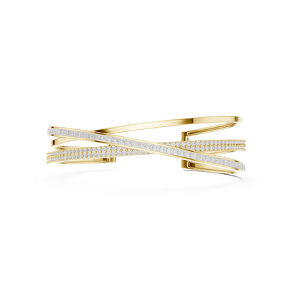 Round Bangle Lab Grown Diamond Bracelet