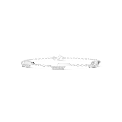 Emerald Chain Lab Grown Diamond Bracelet
