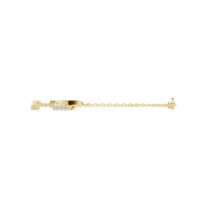 Emerald Chain Lab Grown Diamond Bracelet