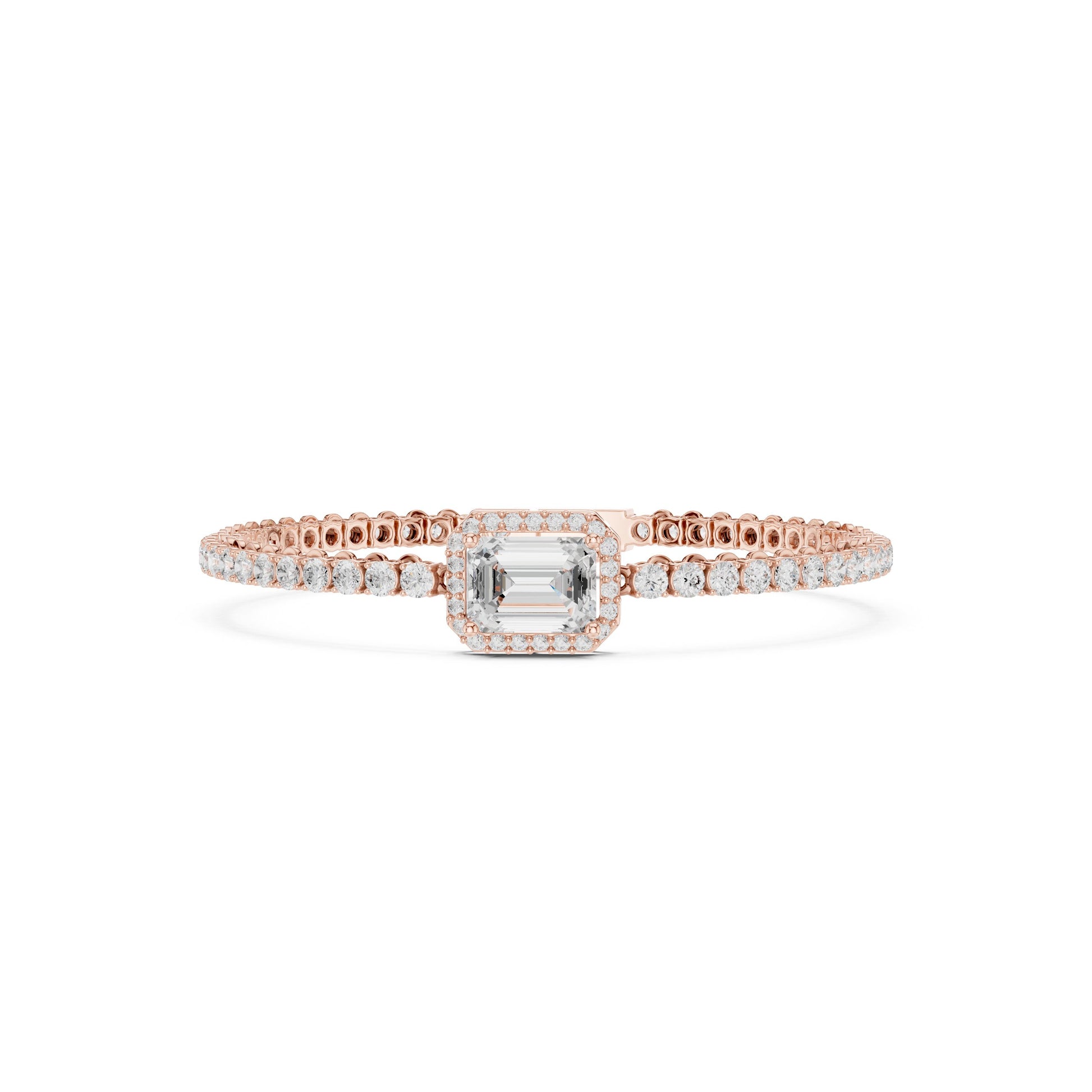 Round Tennis Lab Grown Diamond Bracelet
