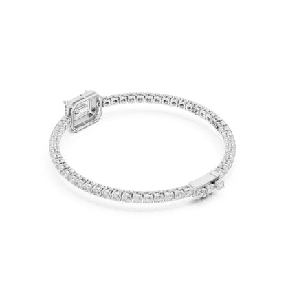 Round Tennis Lab Grown Diamond Bracelet