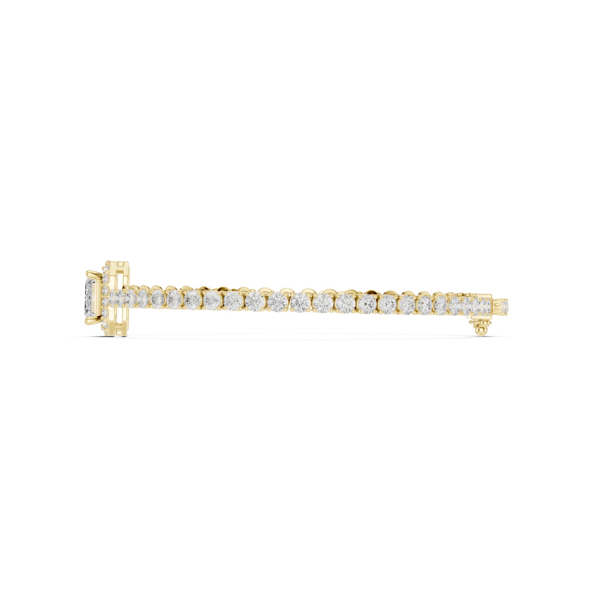 Round Tennis Lab Grown Diamond Bracelet