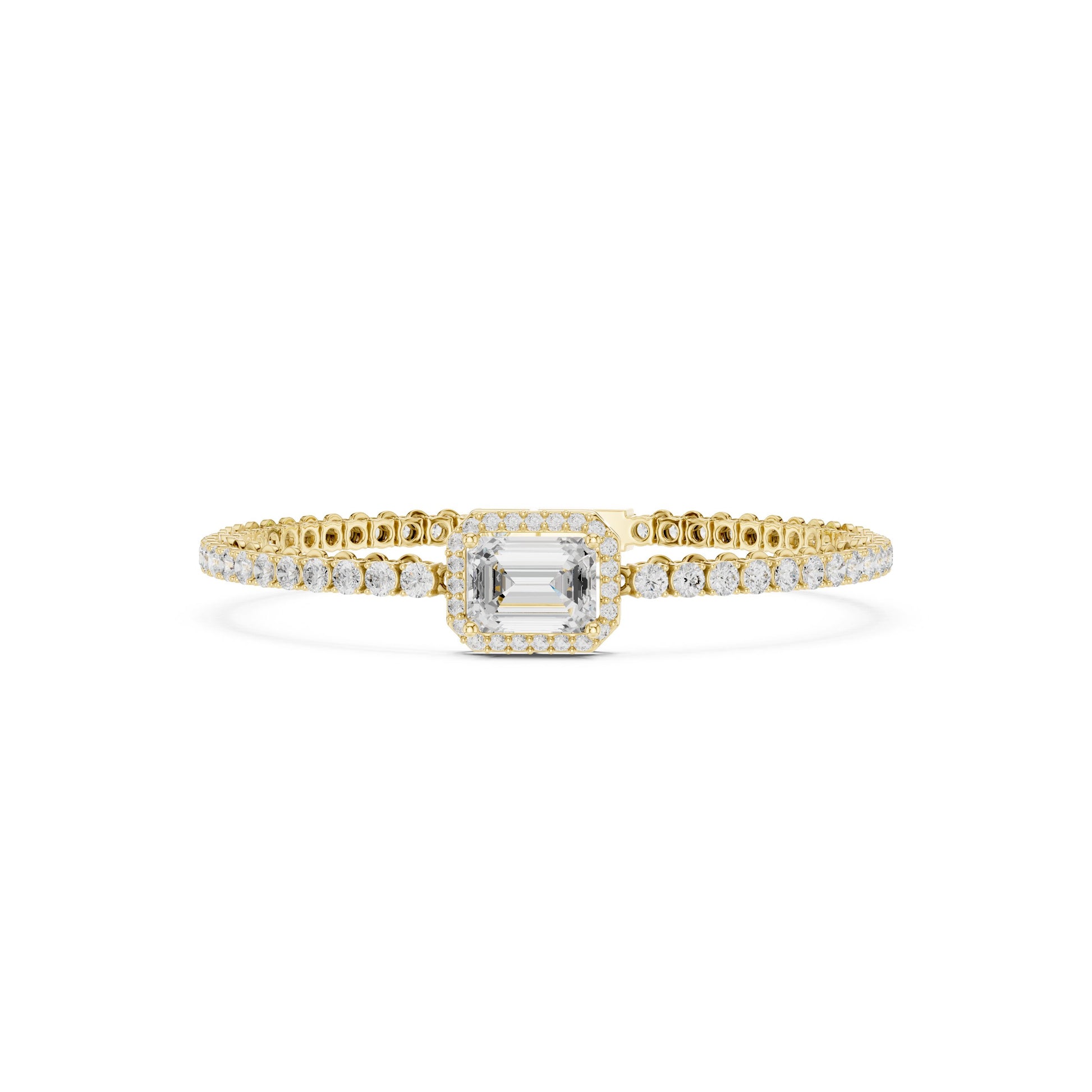 Round Tennis Lab Grown Diamond Bracelet