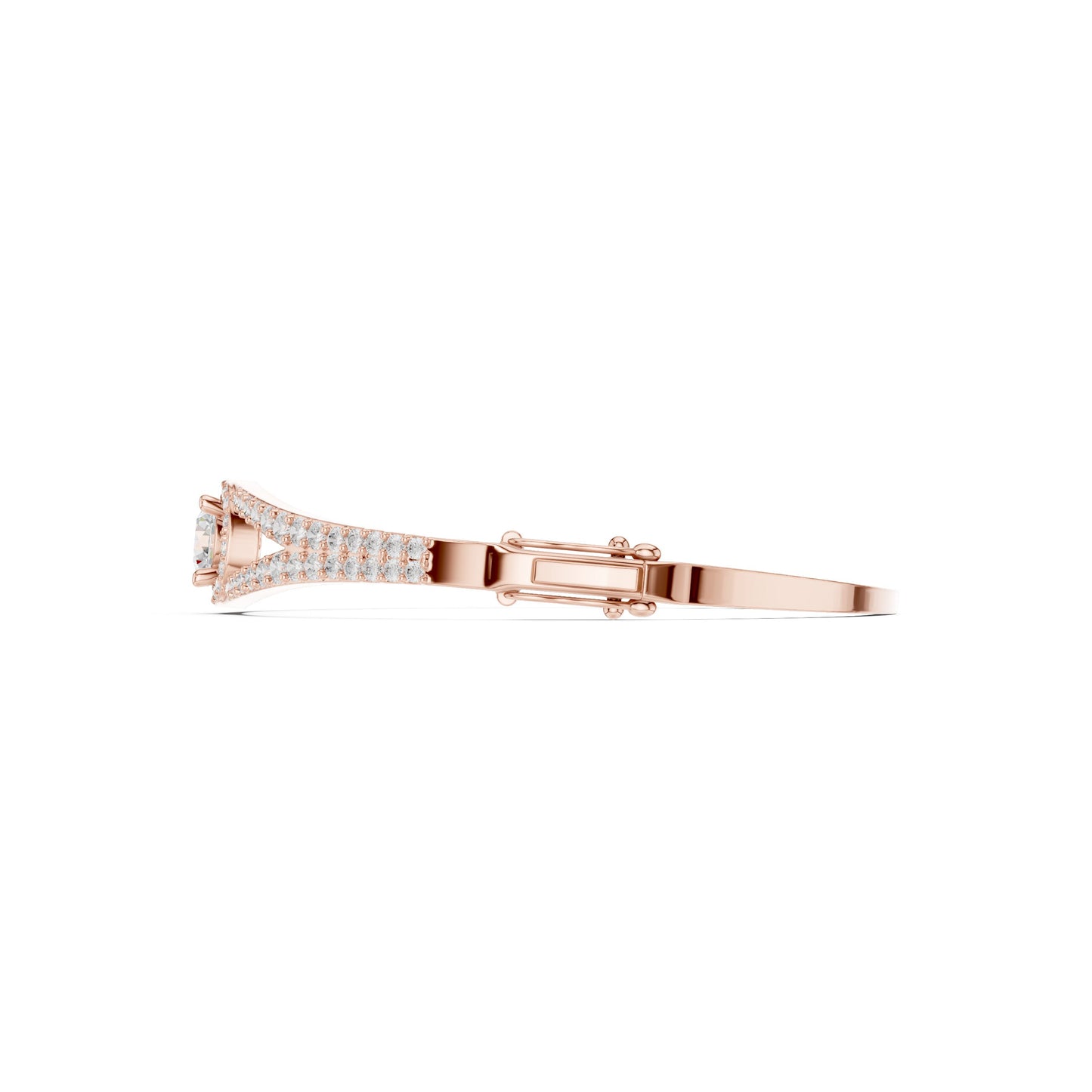 Round Bangle Lab Grown Diamond Bracelet