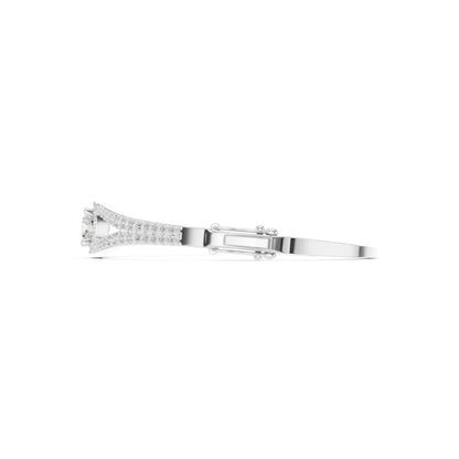 Round Bangle Lab Grown Diamond Bracelet