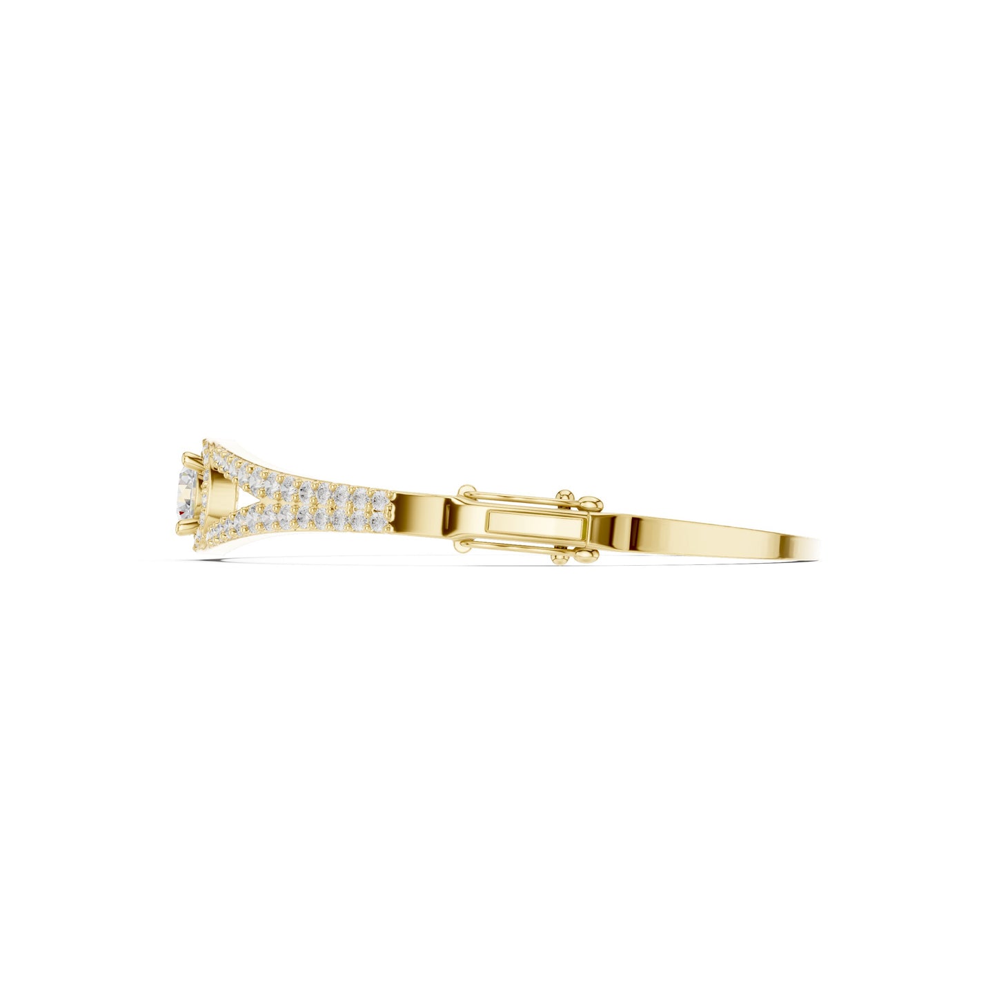 Round Bangle Lab Grown Diamond Bracelet