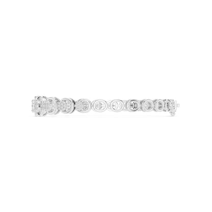 Round Link Lab Grown Diamond Bracelet