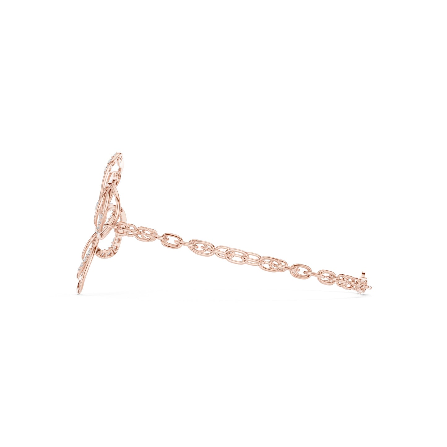 Round Chain Lab Grown Diamond Bracelet