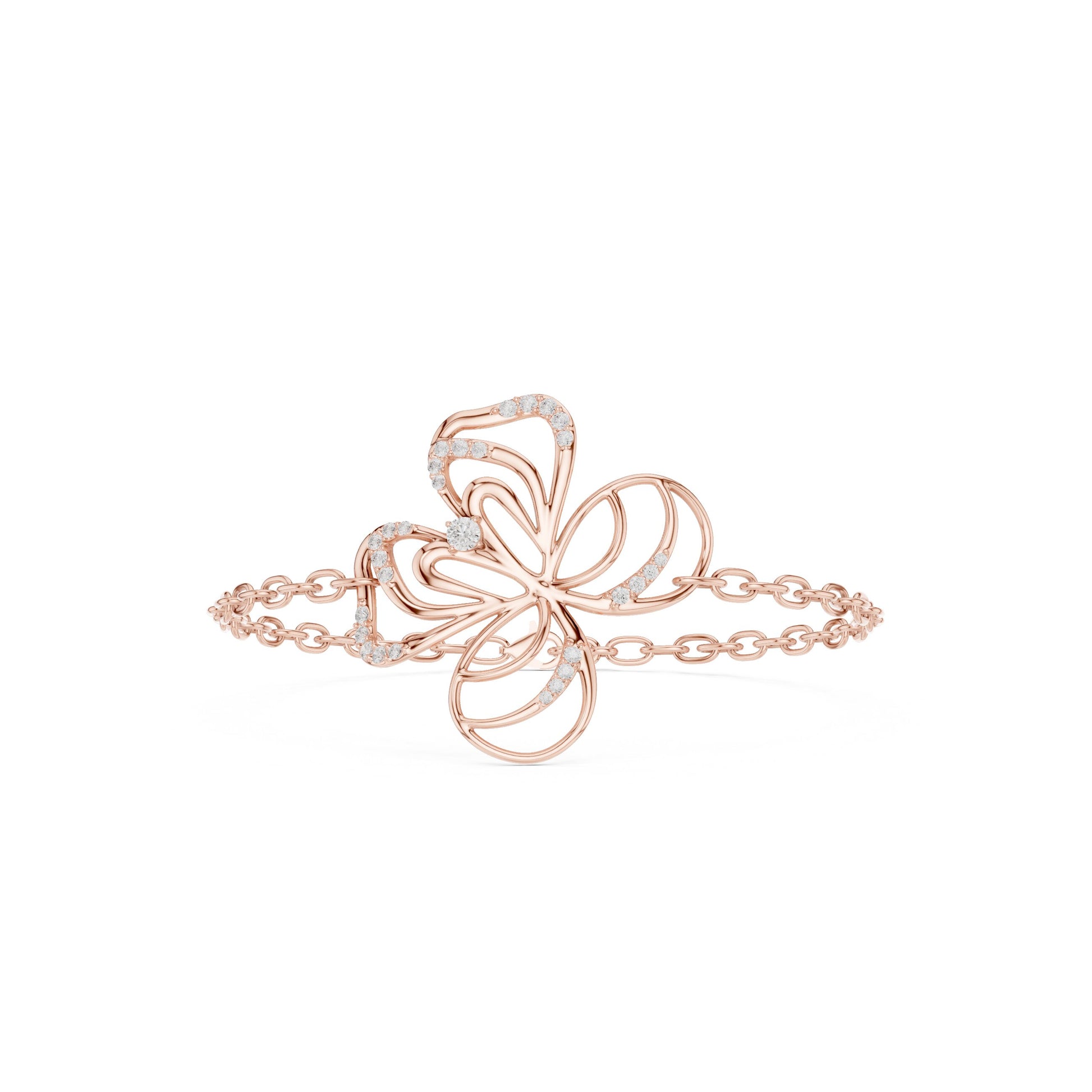 Round Chain Lab Grown Diamond Bracelet