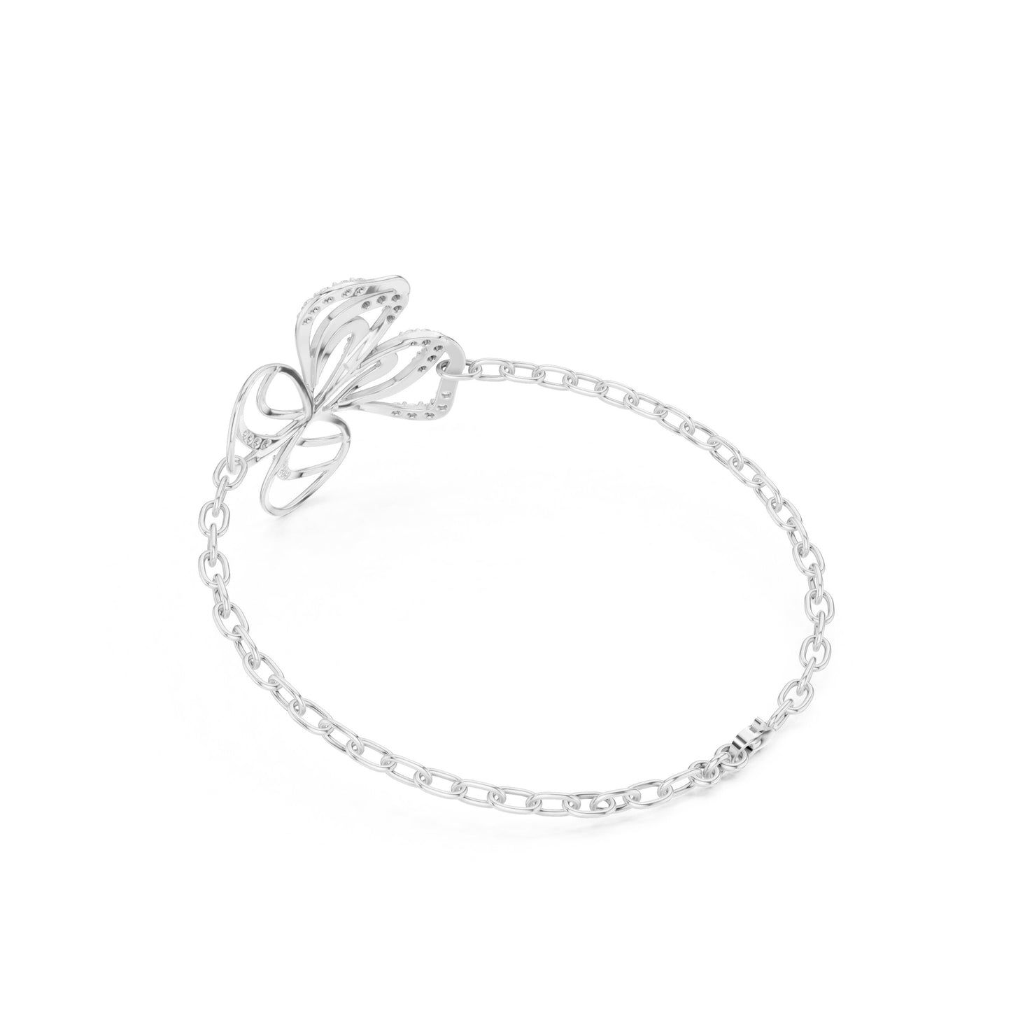 Round Chain Lab Grown Diamond Bracelet