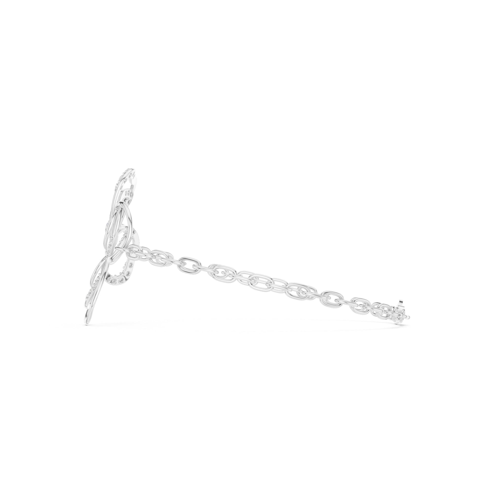 Round Chain Lab Grown Diamond Bracelet