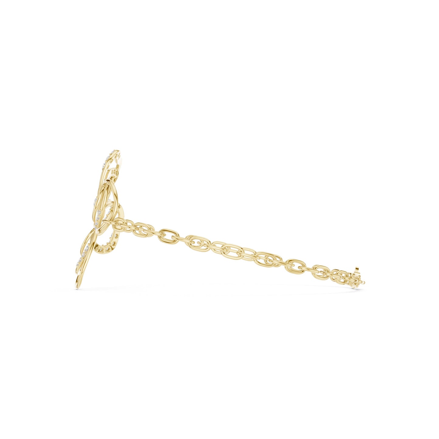 Round Chain Lab Grown Diamond Bracelet