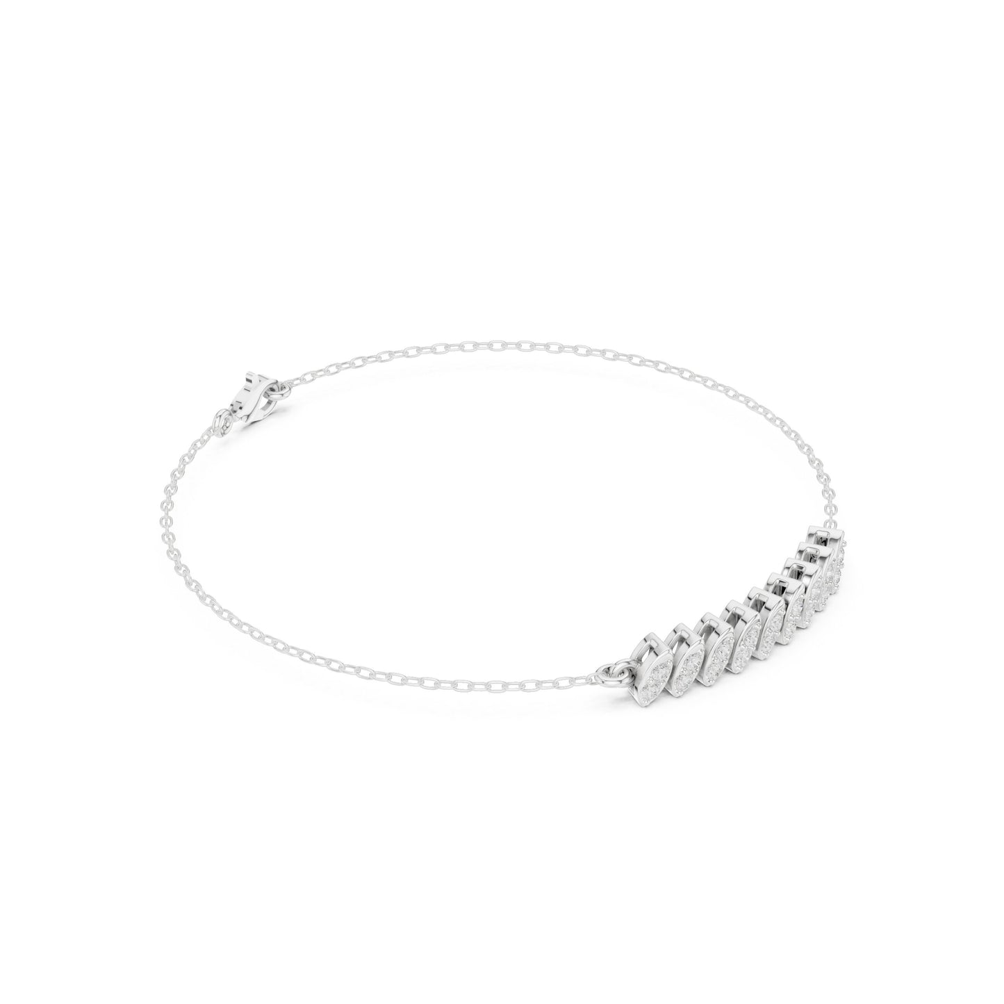 Marquise Bracelet Lab Grown Diamond Bracelet
