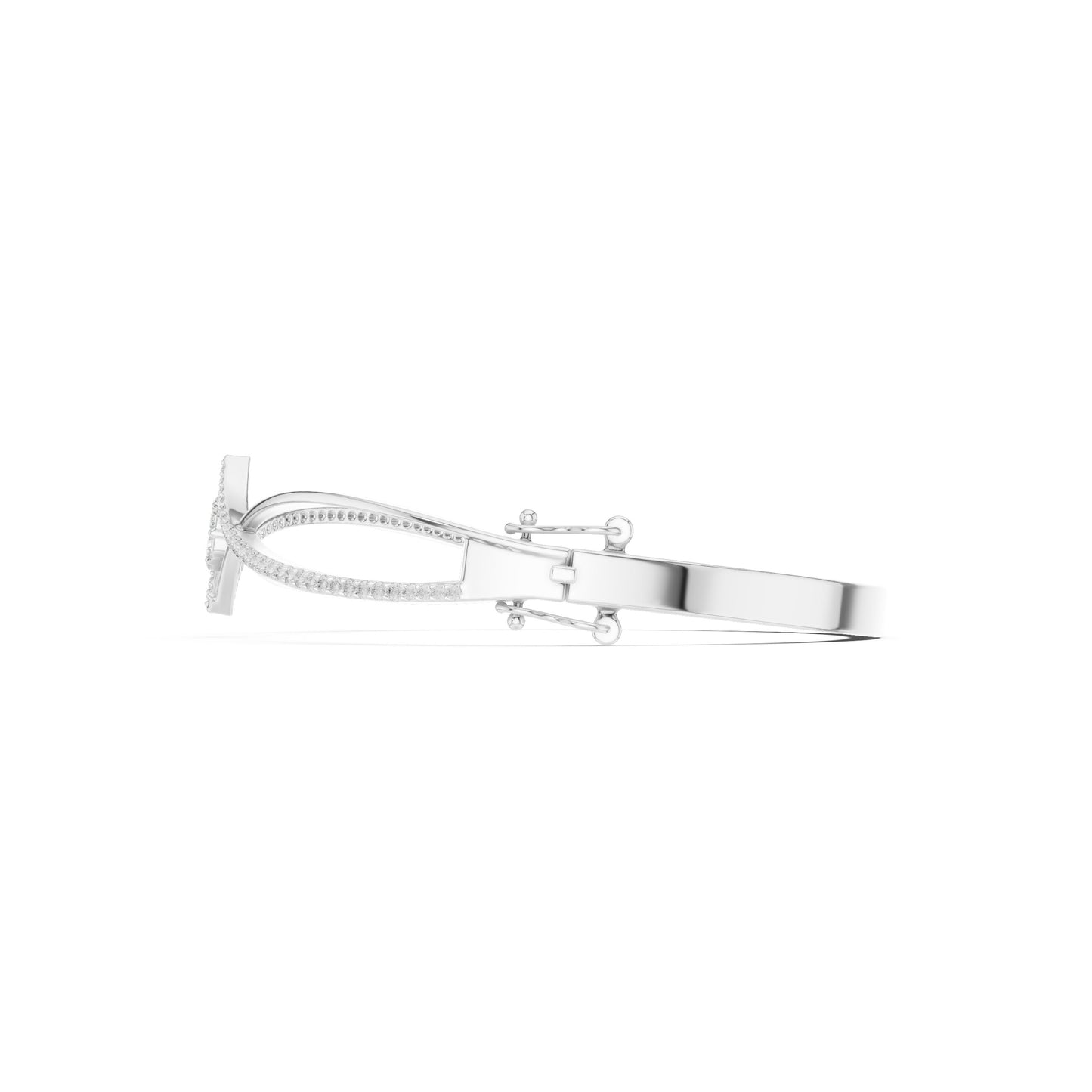 Round Bangle Lab Grown Diamond Bracelet