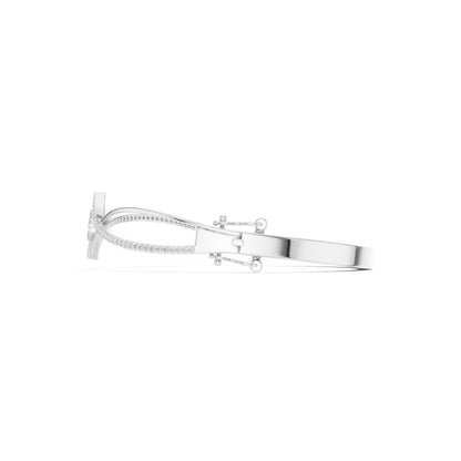 Round Bangle Lab Grown Diamond Bracelet