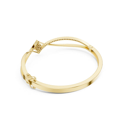 Round Bangle Lab Grown Diamond Bracelet