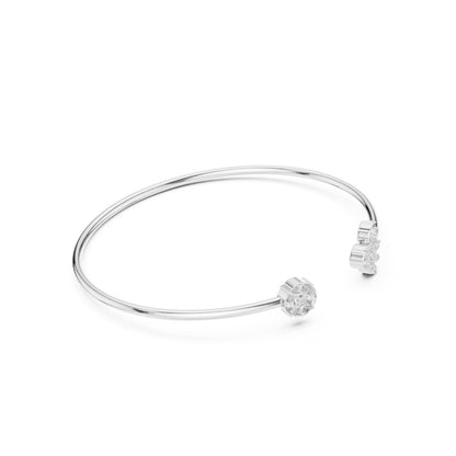 Round Cuff Lab Grown Diamond Bracelet