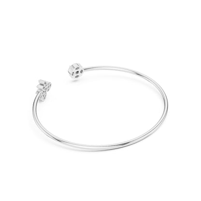 Round Cuff Lab Grown Diamond Bracelet