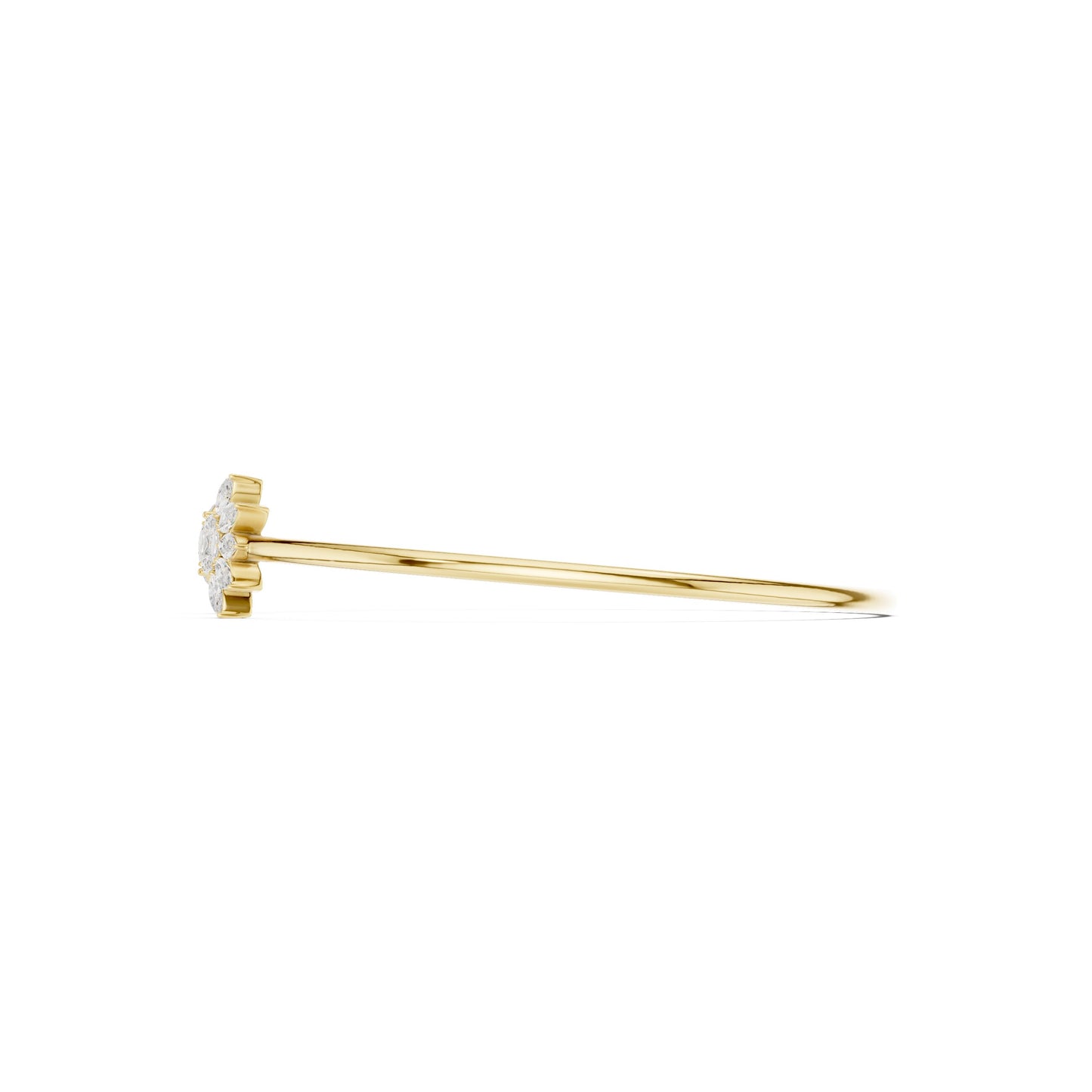 Round Cuff Lab Grown Diamond Bracelet