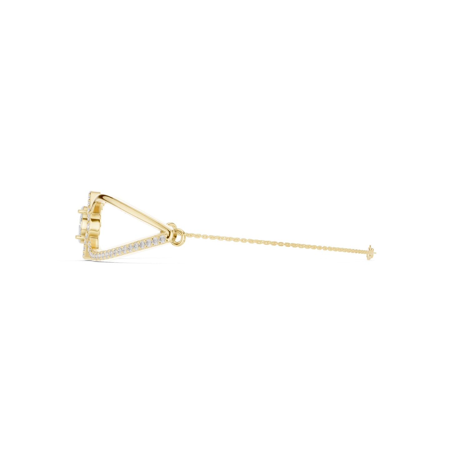 Round Bangle Lab Grown Diamond Bracelet