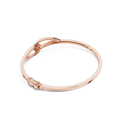 Round Bangle Lab Grown Diamond Bracelet