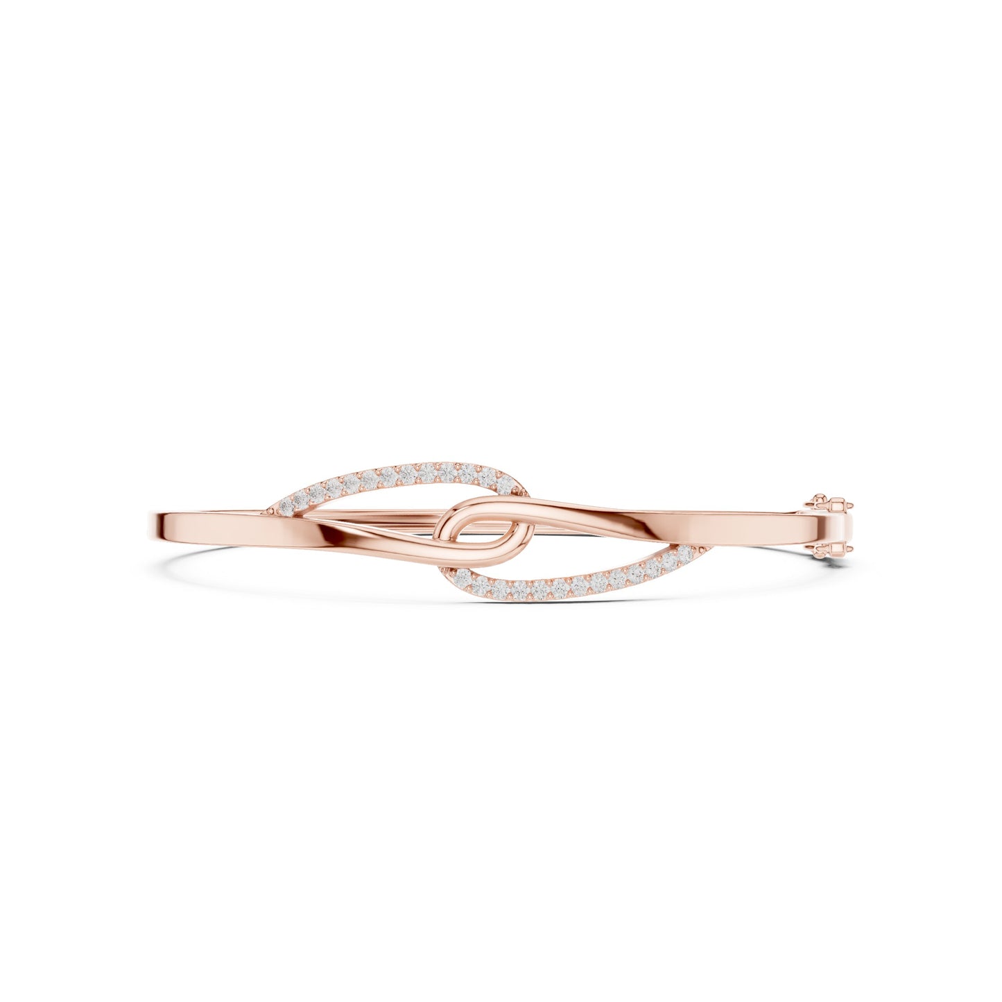 Round Bangle Lab Grown Diamond Bracelet