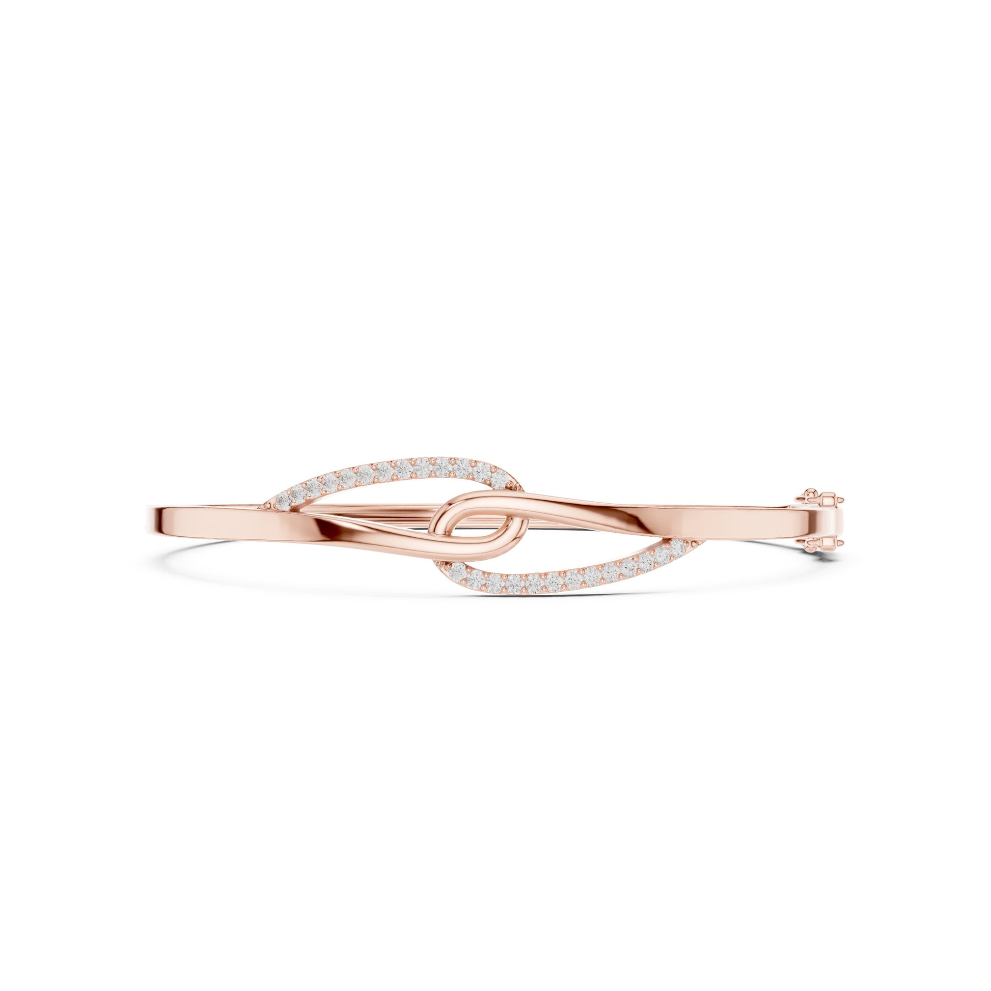 Round Bangle Lab Grown Diamond Bracelet