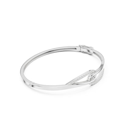 Round Bangle Lab Grown Diamond Bracelet